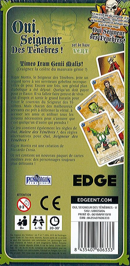 Oui, Seigneur des Ténèbres Set Vert – Image 2