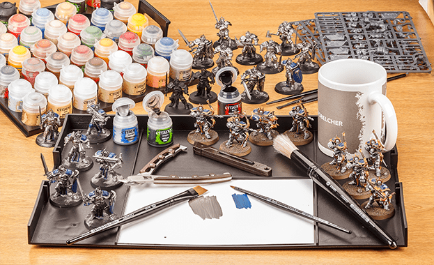 Après-midi Peinture de Figurines