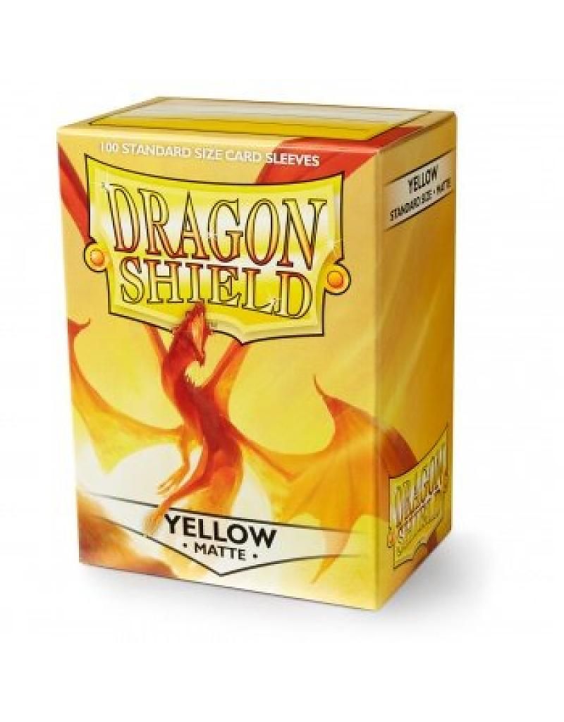 Sleeves Dragon Shield (100) - Yellow Matte
