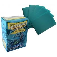 Sleeves Dragon Shield (100) - Turquoise