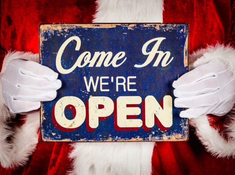 Nos horaires de Noël