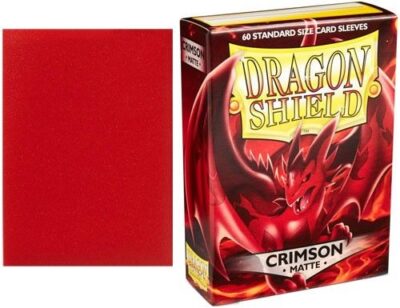 Sleeves Dragon Shield (100) - Crimson Matte