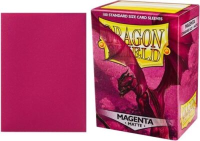 Sleeves Dragon Shield (100) - Magenta Matte