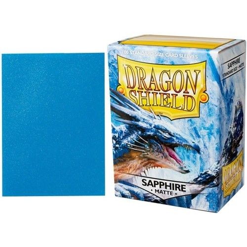 Sleeves Dragon Shield (100) - Sapphire Matte