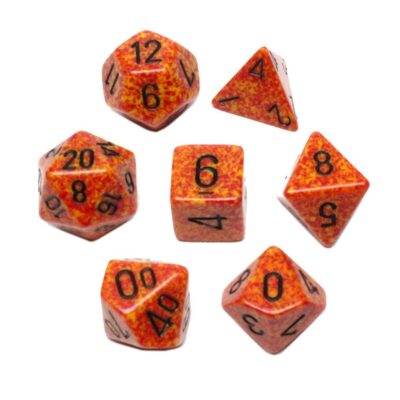 Dés en boite Speckled Fire