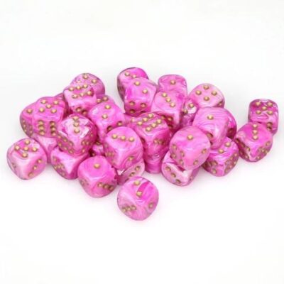 Boite de 36d6 Vortex Pink w/gold