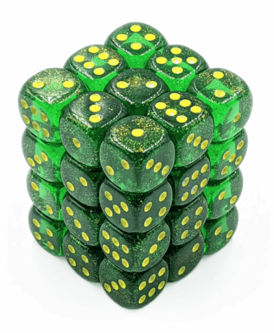 Boite de 36d6 Borealis Maple Green w/yellow