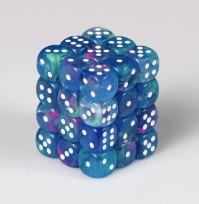 Boite de 36d6 Festive Waterlily w/white