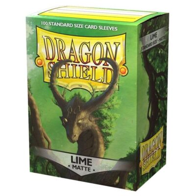 Sleeves Dragon Shield (100) - Lime Matte