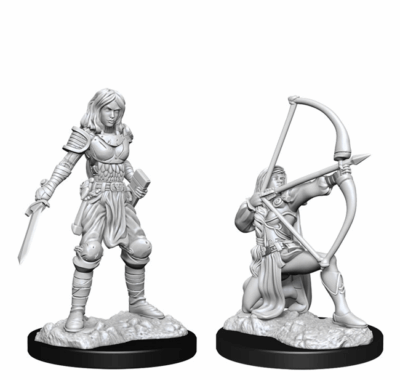 Pathfinder Deep Cuts - Female Human Fighter
