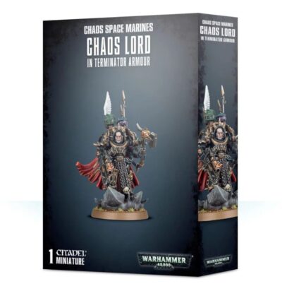 Chaos Space Marines Chaos Lord in Terminator Armour