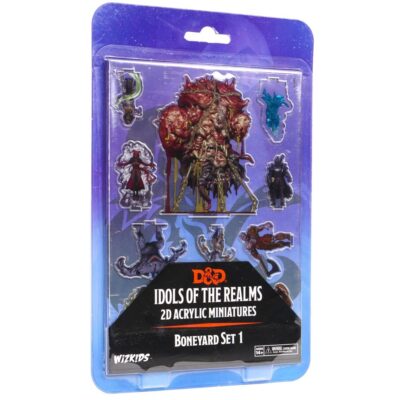 D&D Idols of the Realms 2D Acrylic Minis Boneyard Set 1