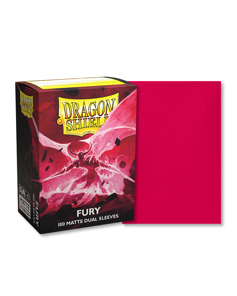 Sleeves Dragon Shield (100) - Fury Matte Dual