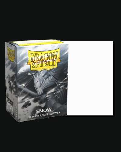 Sleeves Dragon Shield (100) - Snow Matte Dual