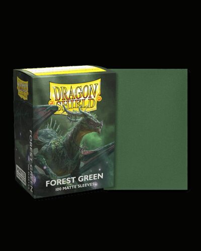 Sleeves Dragon Shield (100) - Forest Green Matte
