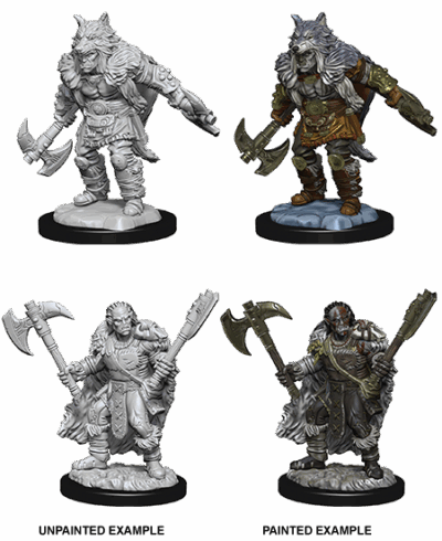 D&D Nolzur's Marvelous Miniatures - Half-Orc Barbarian