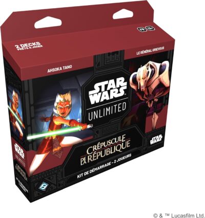 Star Wars Unlimited Crépuscule de la République Kit de Démarrage