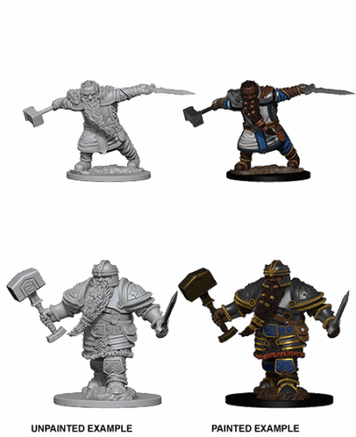 D&D Nolzur's Marvelous Miniatures - Dwarf Fighter