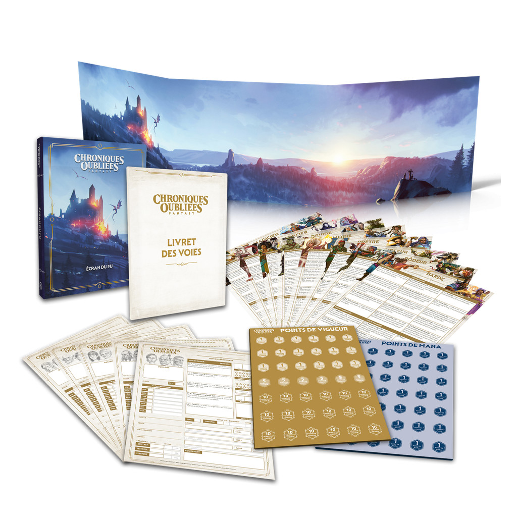 Chroniques Oubliées Fantasy 2 - Écran du MJ et Livret des Voies