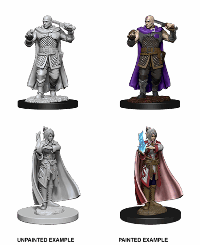D&D Nolzur's Marvelous Miniatures - Human Ranger & Moon Elf Sorcerer