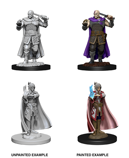 D&D Nolzur's Marvelous Miniatures - Human Ranger & Moon Elf Sorcerer
