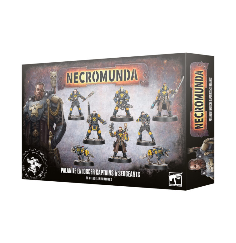 Necromunda Palanite Enforcer Captains & Sergeants