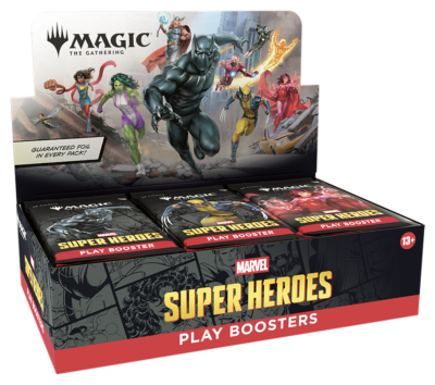 Magic Marvel Super Heroes Booster Display